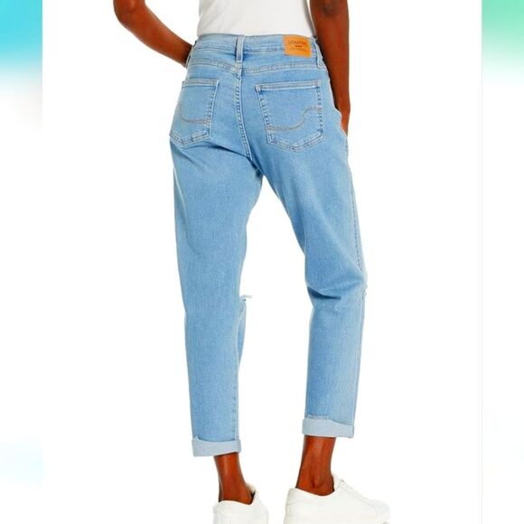 Levi Strauss Signature Mid Rose Boyfriend Jean Size 14/32 waist - Picture 2 of 6